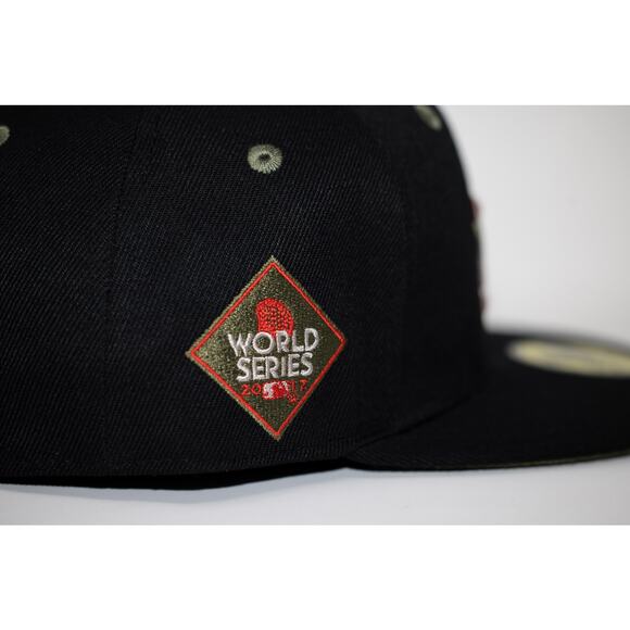 Houston‎ Astros "Travis Scott Olive" Fitted Hat Size 7 3/4 - Picture 3 of 4